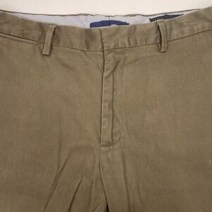 Banana Republic Pants 32x30 Mens Flat Front Cotton Blend Classic Fit Brown VGUC